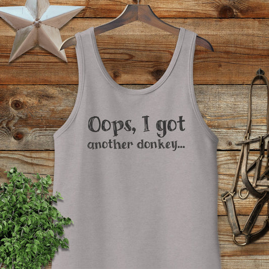 Oops Another Donkey Tank Top