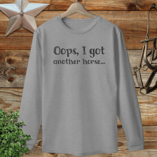 Oops Another Horse Long Sleeve Tee