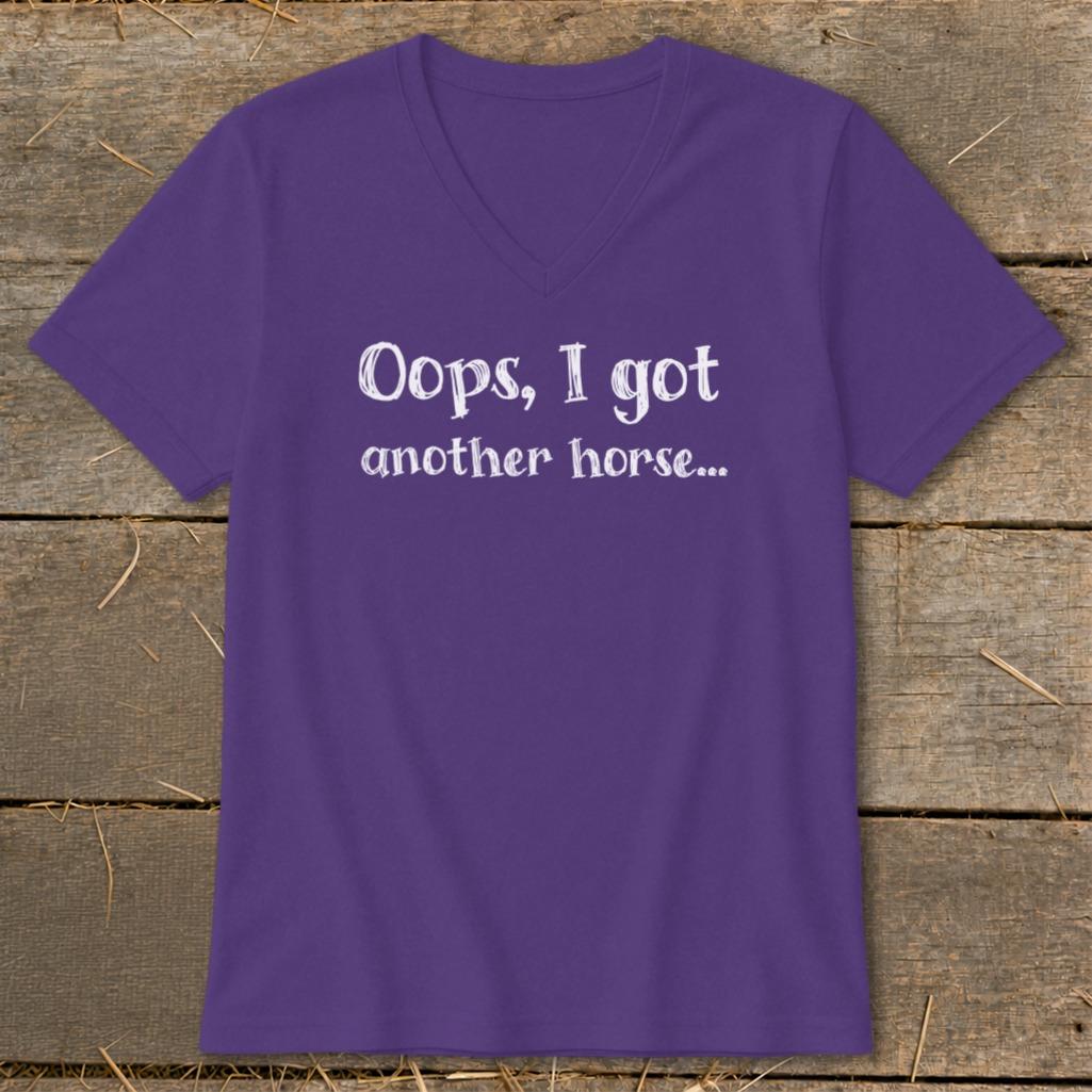 Oops Another Horse V-neck