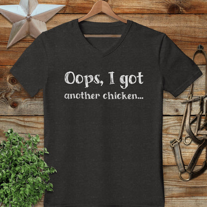 Oops Another Chicken V-neck