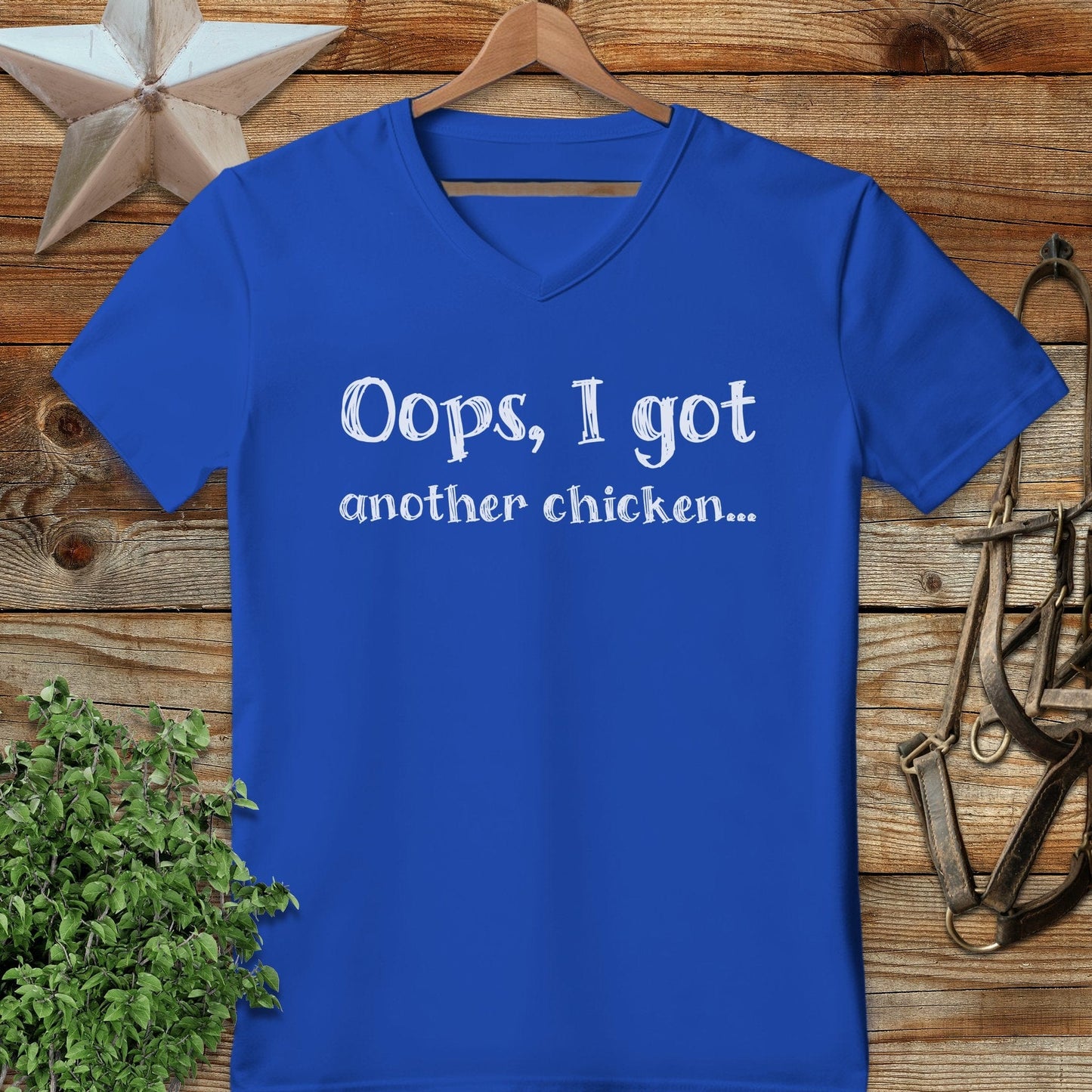 Oops Another Chicken V-neck