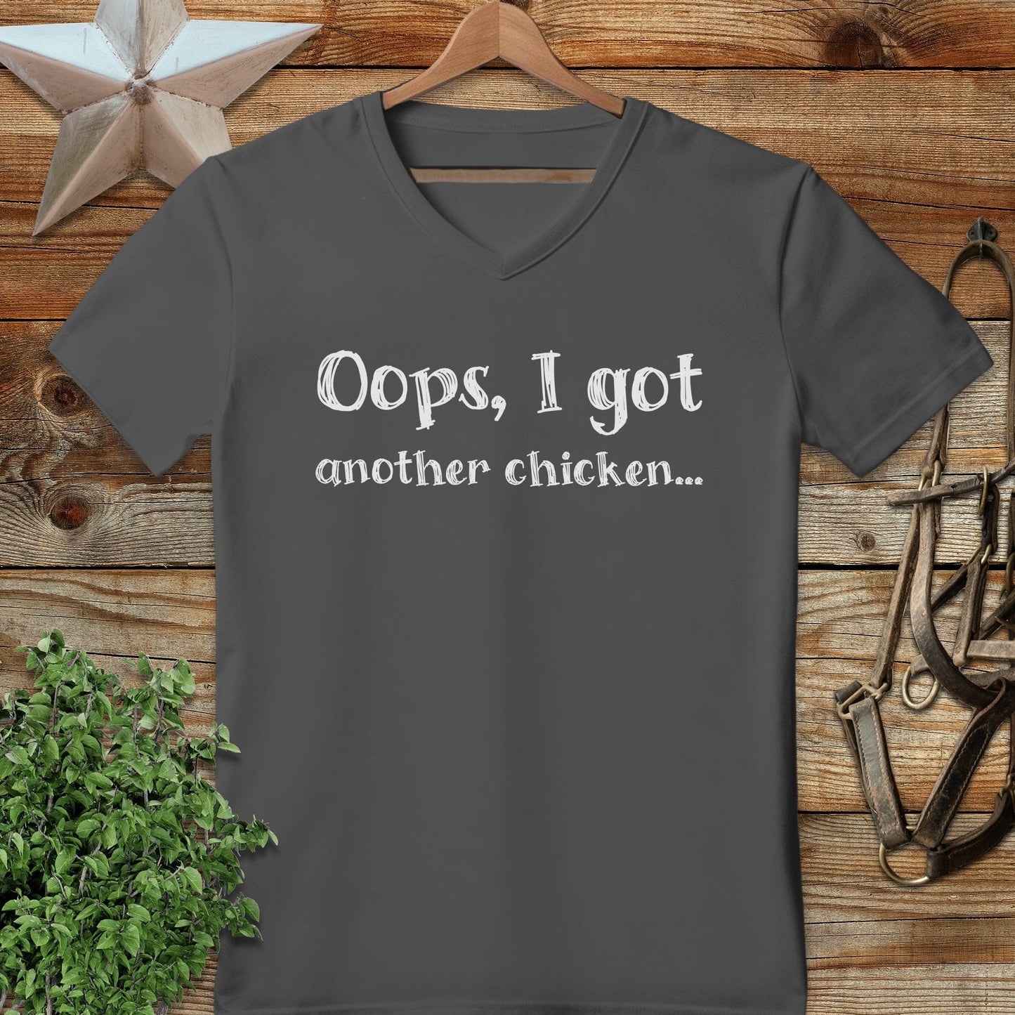 Oops Another Chicken V-neck
