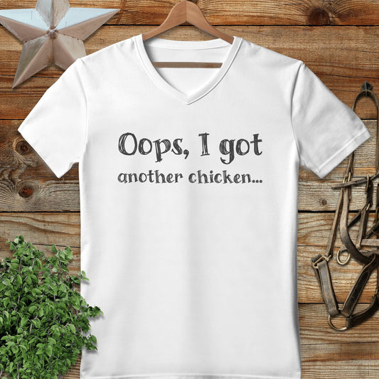 Oops Another Chicken V-neck