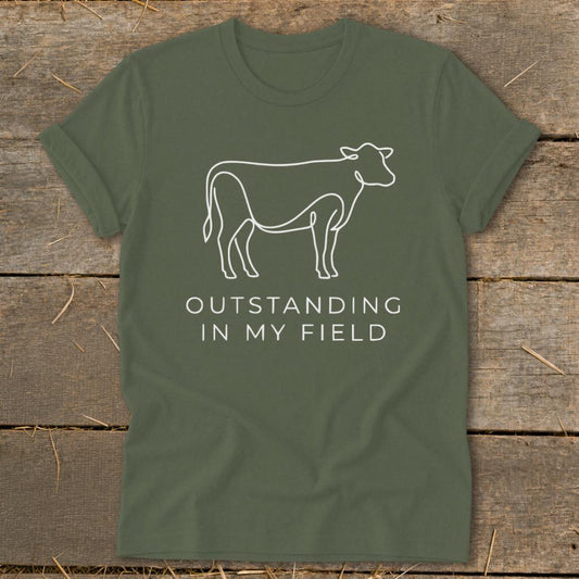 Outstanding Softstyle Tee - Military Green