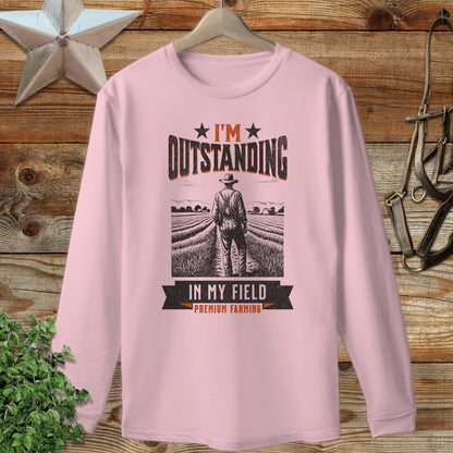 Outstanding in My Field Long Sleeve Tee