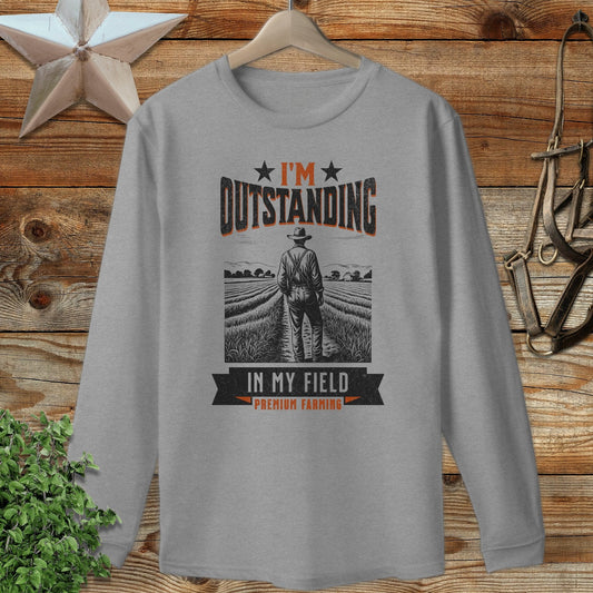Outstanding in My Field Long Sleeve Tee