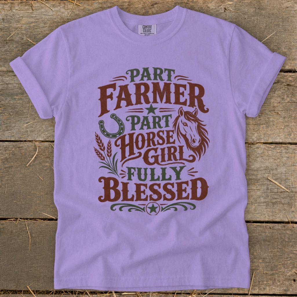 Part Farmer Part Horse Girl Signature Tee