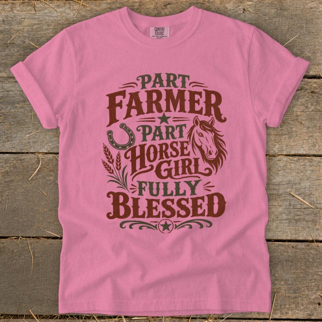 Part Farmer Part Horse Girl Signature Tee
