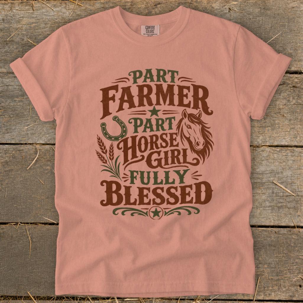 Part Farmer Part Horse Girl Signature Tee