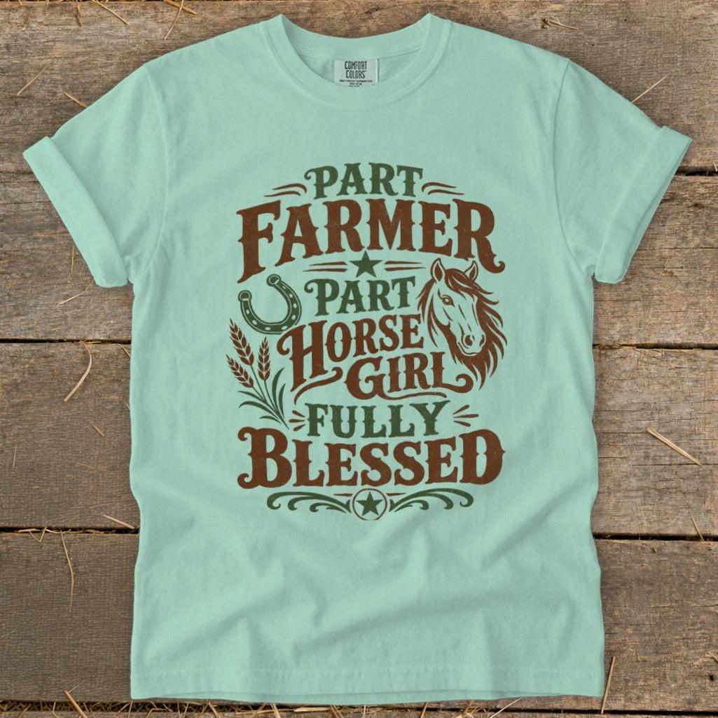 Part Farmer Part Horse Girl Signature Tee
