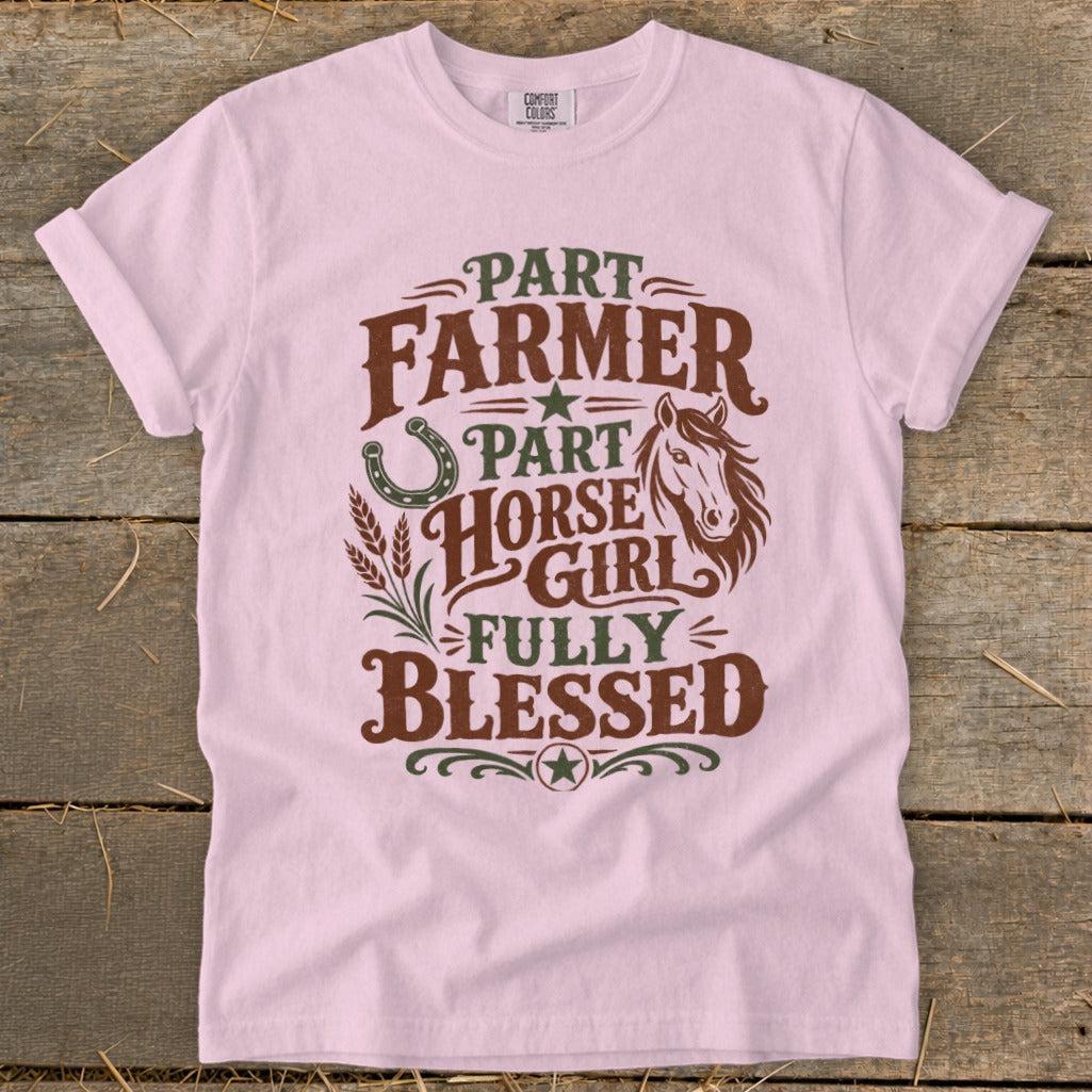 Part Farmer Part Horse Girl Signature Tee