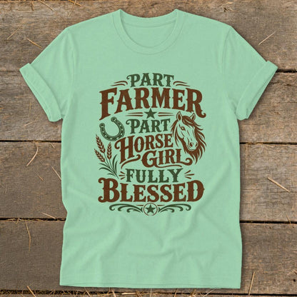 Part Farmer Part Horse Girl Softstyle Tee