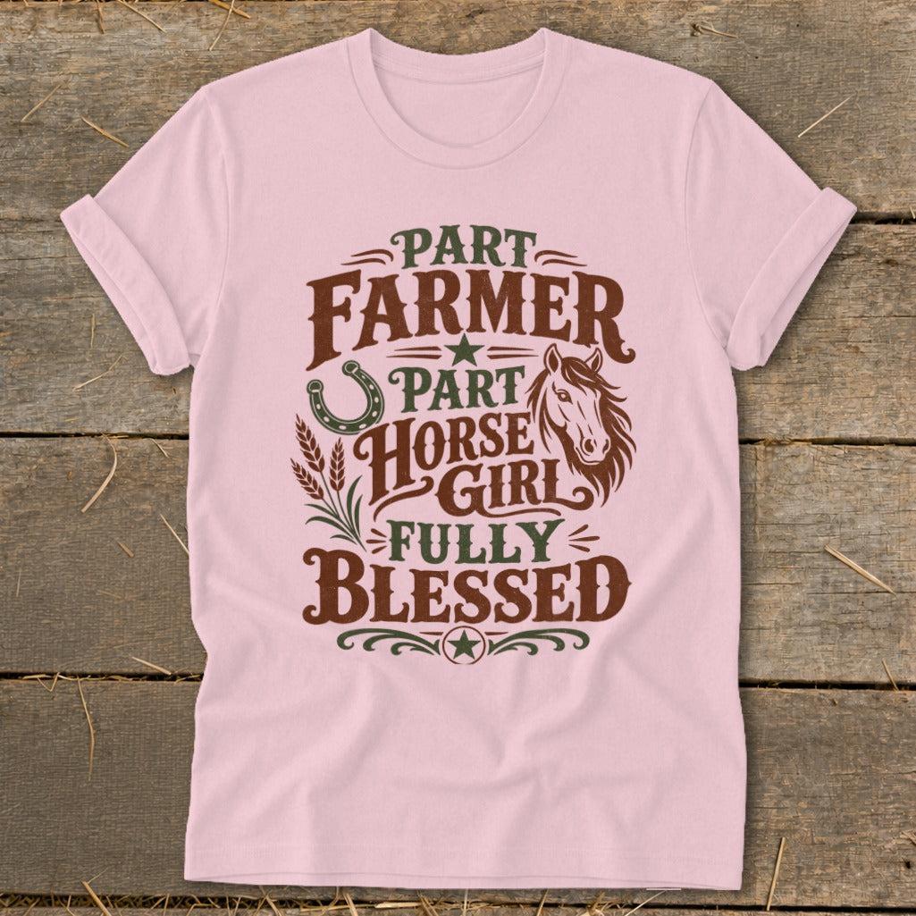Part Farmer Part Horse Girl Softstyle Tee