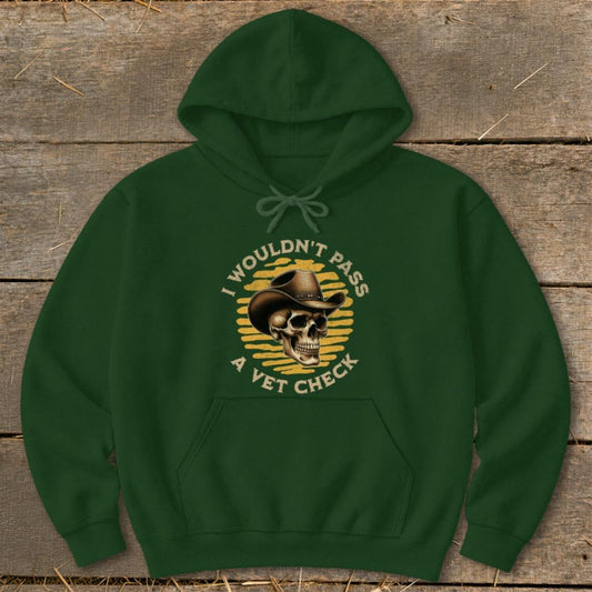 Pass a Vet Check Hoodie - Forest Green