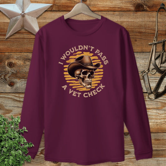 Pass a Vet Check Long Sleeve Tee