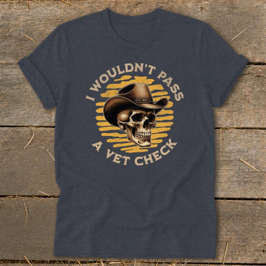 Pass a Vet Check Softstyle Tee - Dark Heather