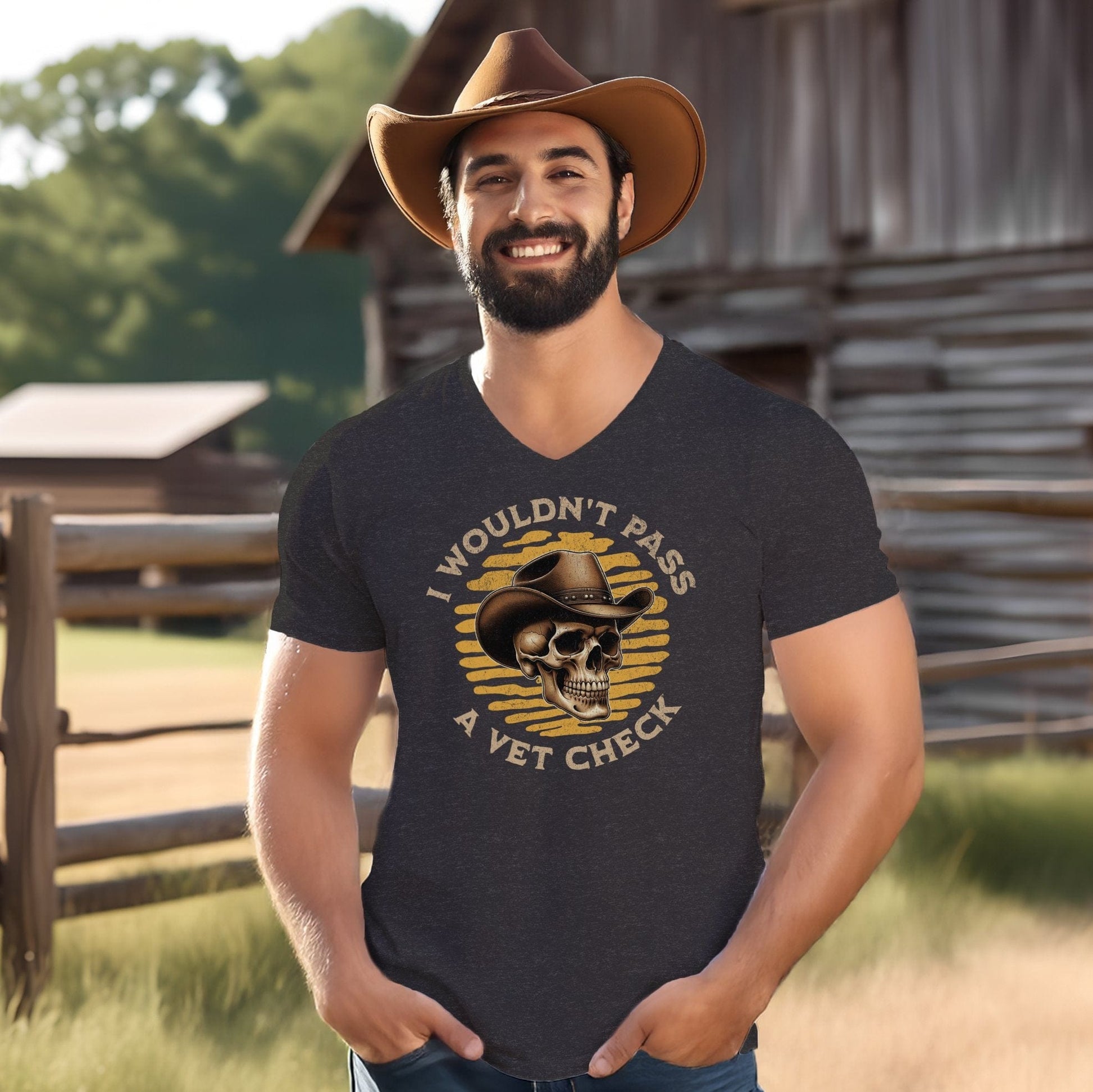 Pass a Vet Check V-neck