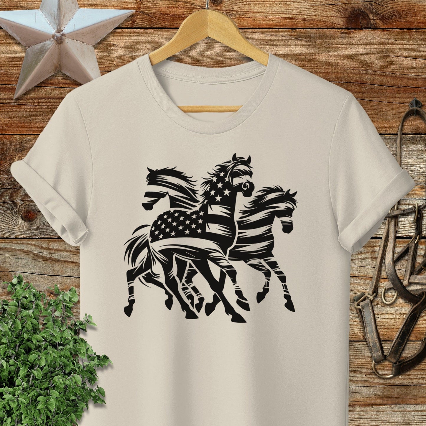 Patriotic Grace Horses T-shirt