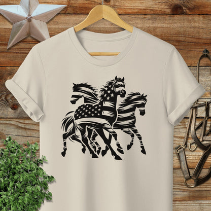 Patriotic Grace Horses T-shirt
