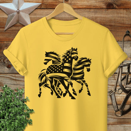 Patriotic Grace Horses T-shirt