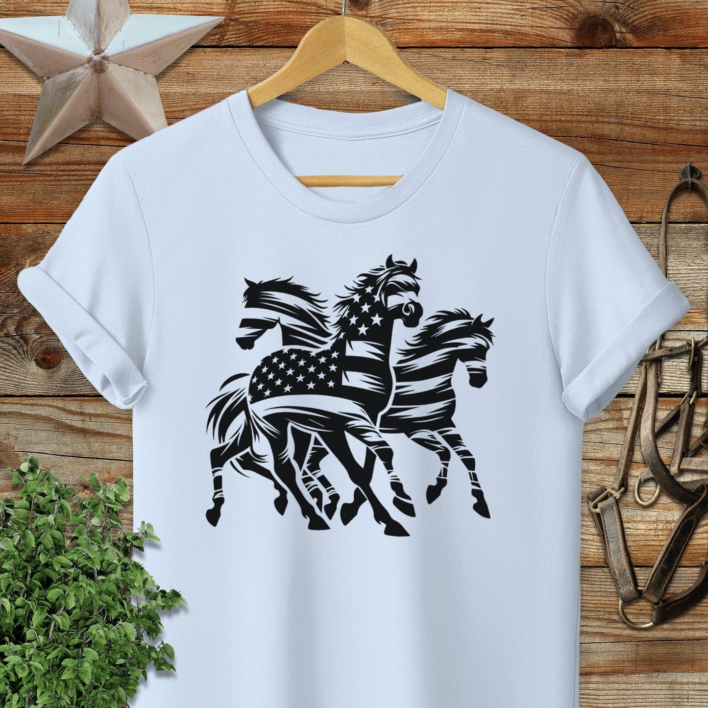 Patriotic Grace Horses T-shirt