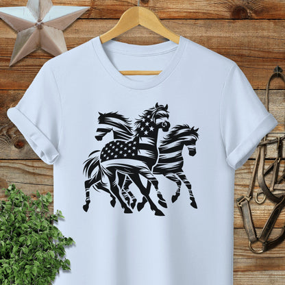 Patriotic Grace Horses T-shirt
