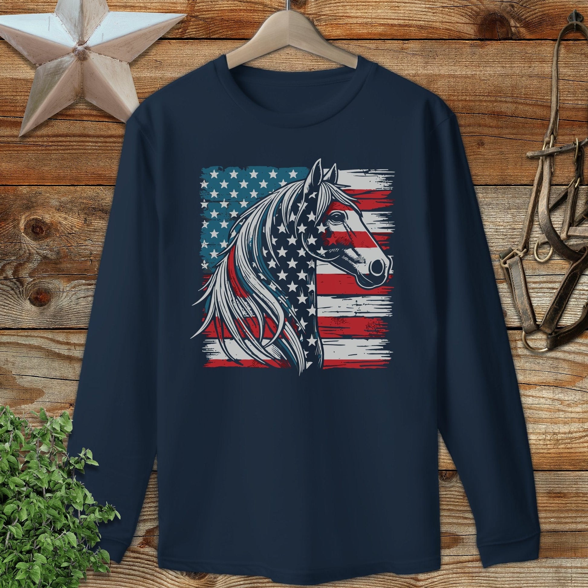 Patriotic Horse Sweatshirt