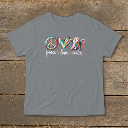 Peace Love Cows Infant Tee