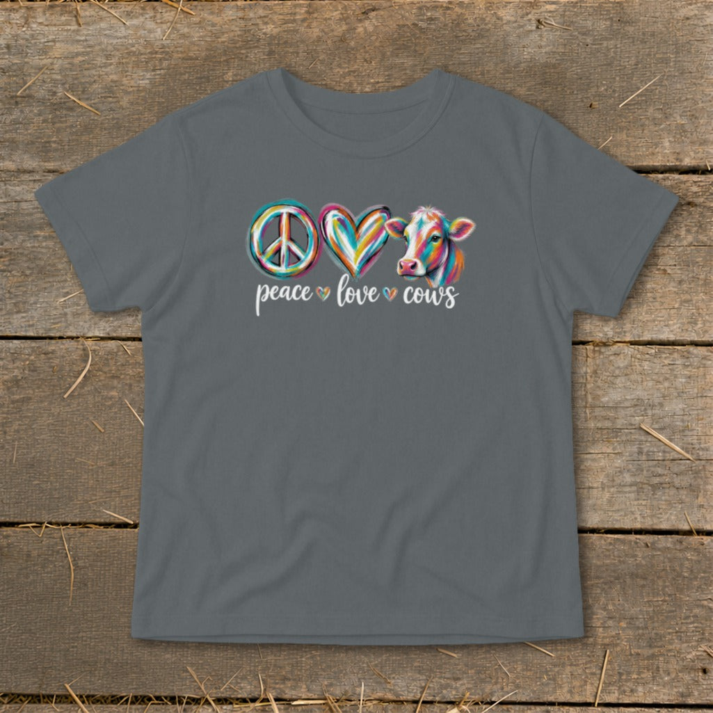 Peace Love Cows Infant Tee