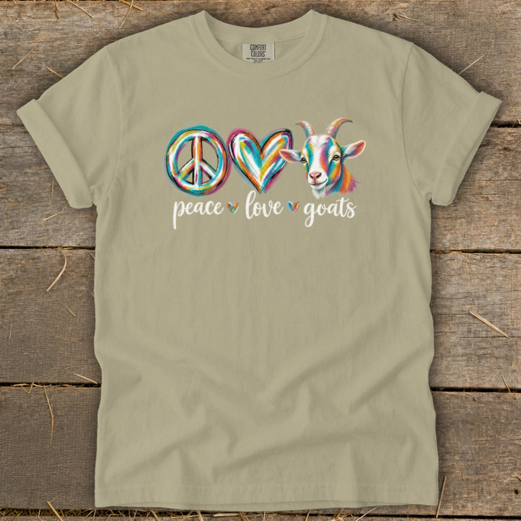 Peace Love Goats Signature Tee