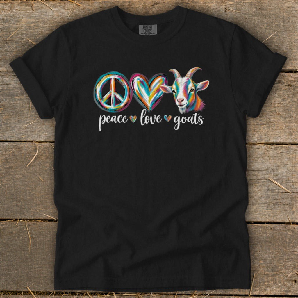 Peace Love Goats Signature Tee