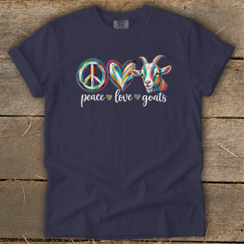 Peace Love Goats Signature Tee