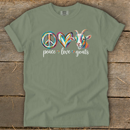 Peace Love Goats Signature Tee