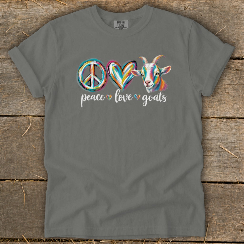 Peace Love Goats Signature Tee