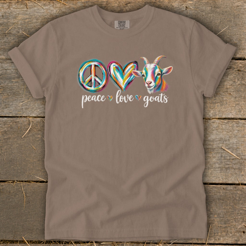 Peace Love Goats Signature Tee