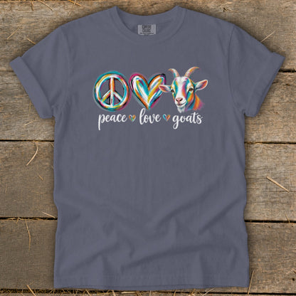 Peace Love Goats Signature Tee