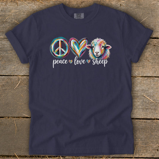 Peace Love Sheep Signature Tee