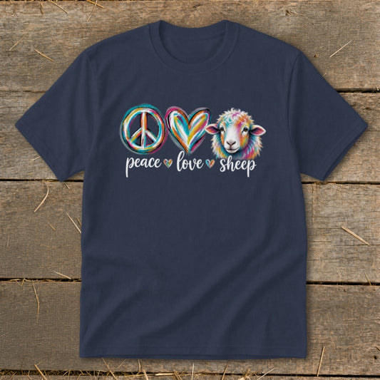 Peace Love Sheep Youth Tee