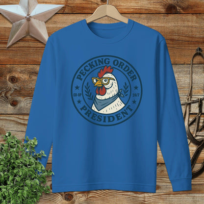 Pecking Order Long Sleeve Tee
