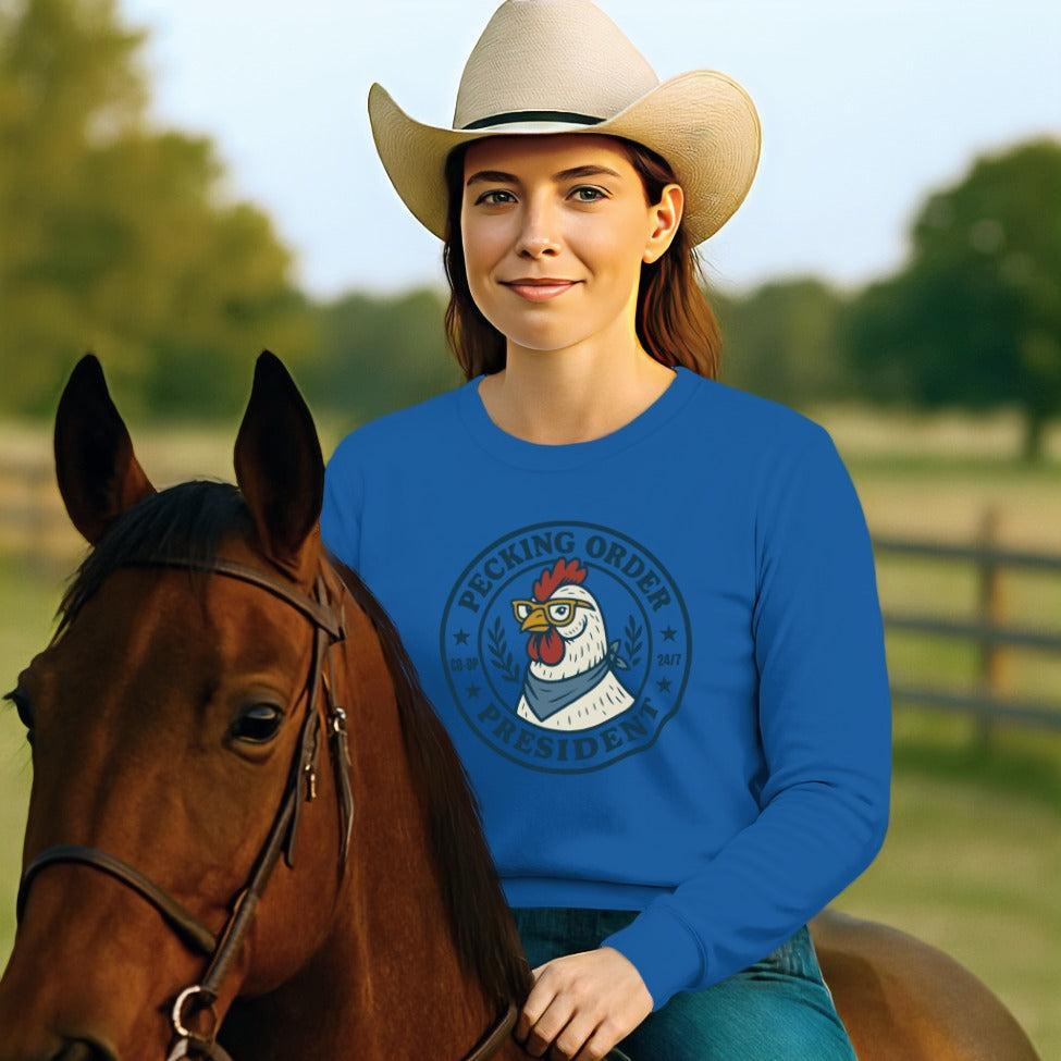 Pecking Order Long Sleeve Tee