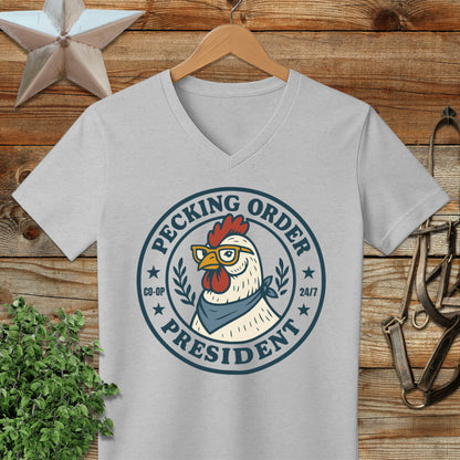 Pecking Order V-neck