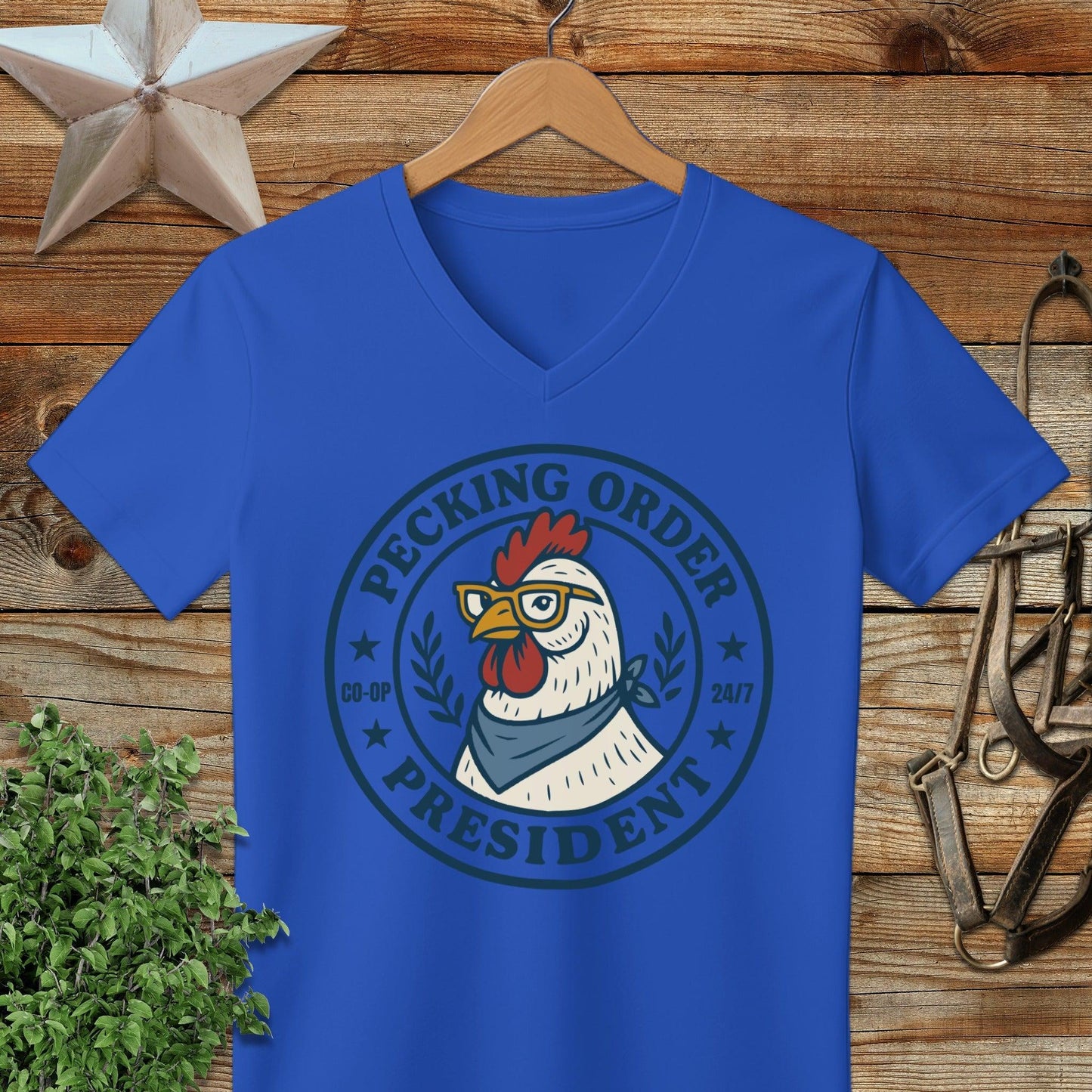 Pecking Order V-neck