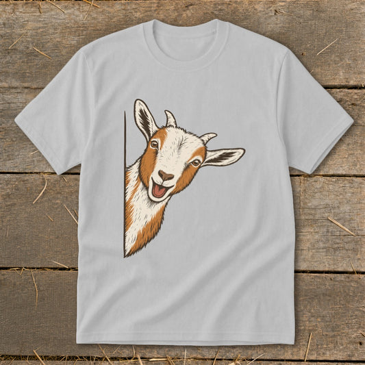 Peeking Goat Youth Tee