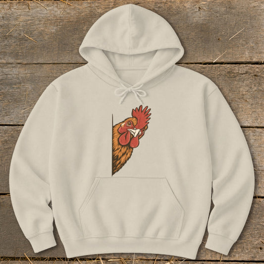 Peeking Hen Hoodie