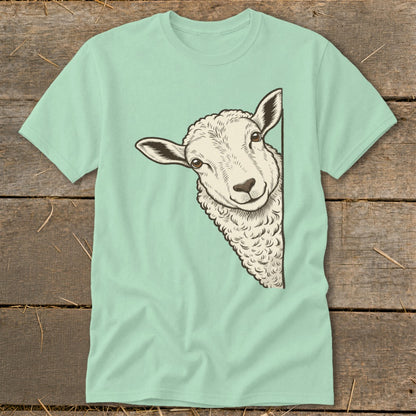Peeking Sheep Classic Tee