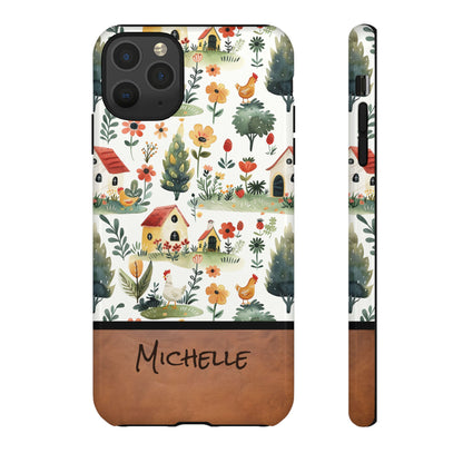 Personalized Chicken Farm Phone Case
