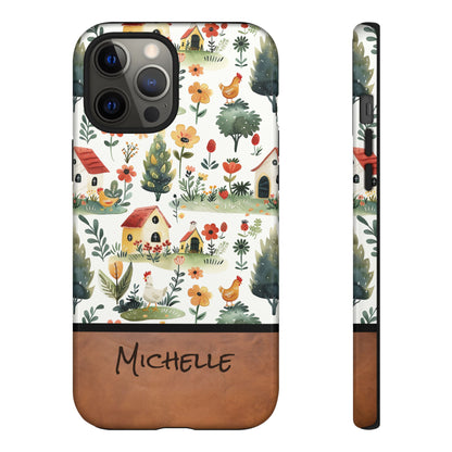 Personalized Chicken Farm Phone Case