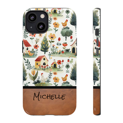 Personalized Chicken Farm Phone Case