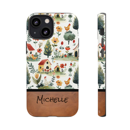 Personalized Chicken Farm Phone Case