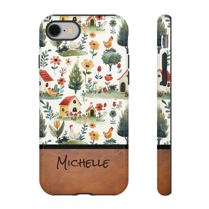 Personalized Chicken Farm Phone Case